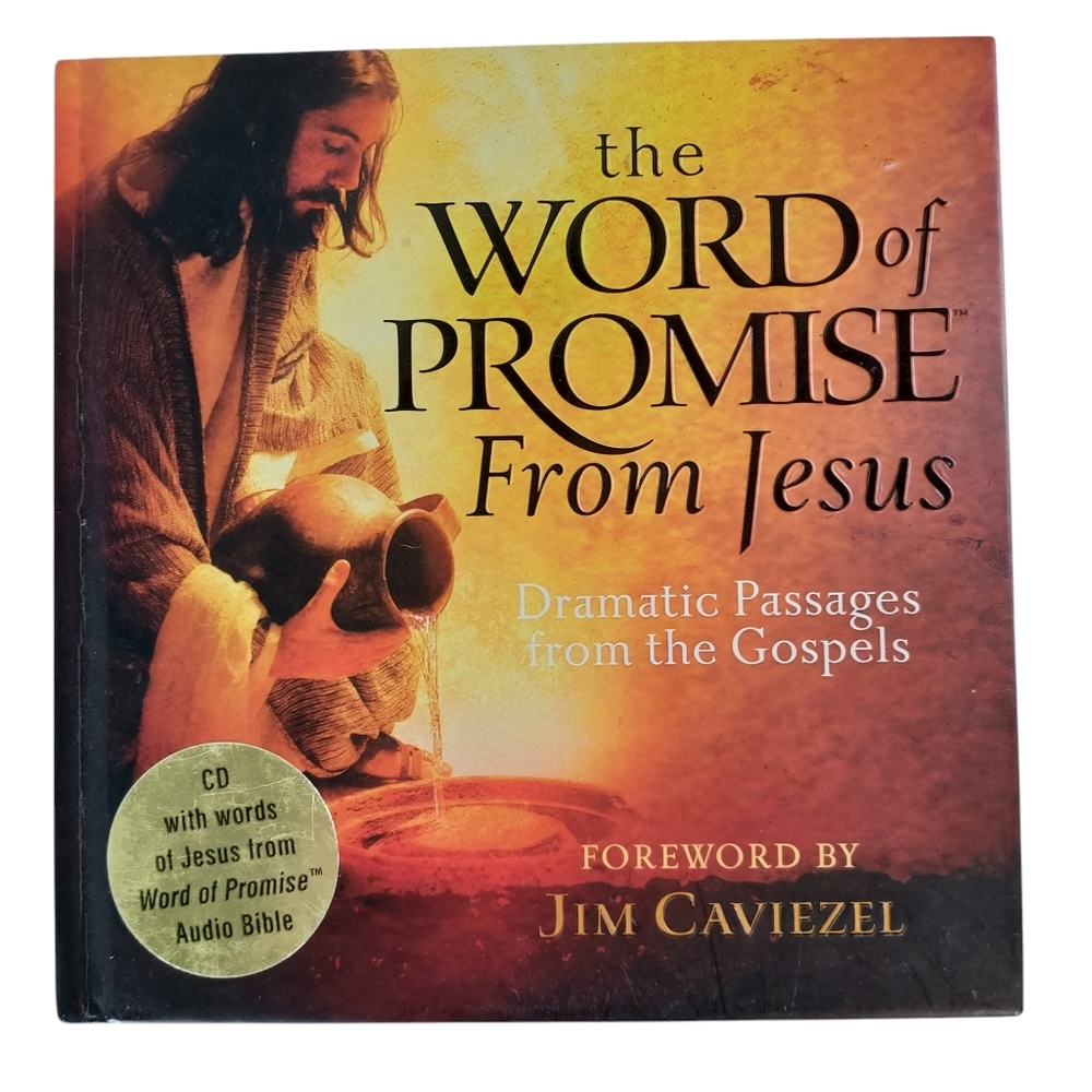 Word of Promise From Jesus Book CD Audio Jim Caviezel Gift